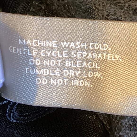 Chico's Travelers Lace Bodice Maxi Tank Dress Sz 0 (S/4) Black  #278J - Picture 8 of 8